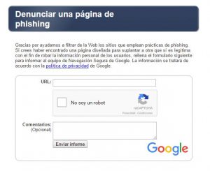 Phishing Google Ciberataques