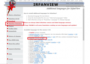 Descargar Irfanview en español