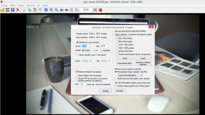Redimensionar con Irfanview
