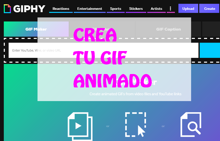 Crear y Descargar GIFs