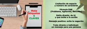 Escribir meta etiquetas de tu web