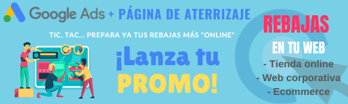 promoción rebajas web