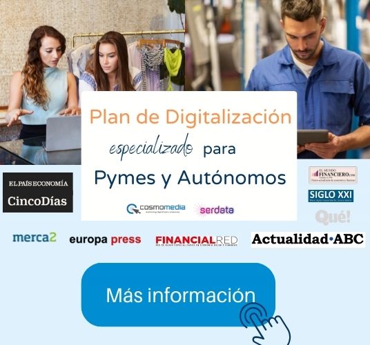 Ayuda digitalización Pymes y Autónomos