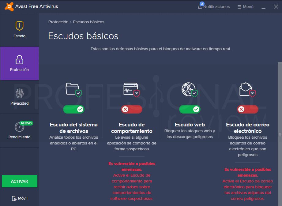 Avast antivirus gratuito