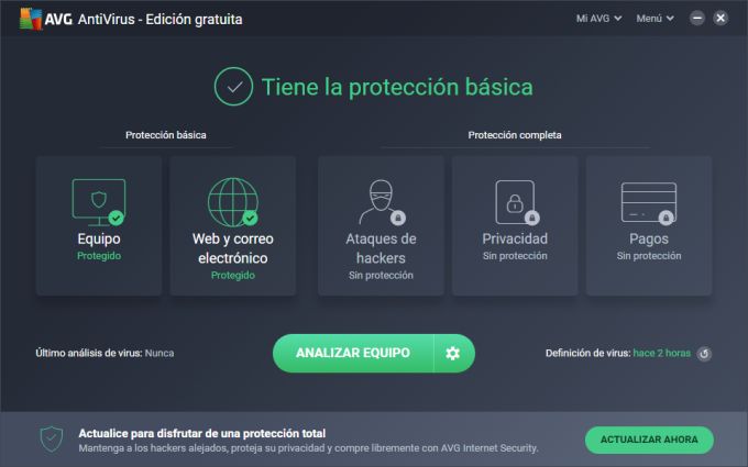 AVG Antivirus gratuito