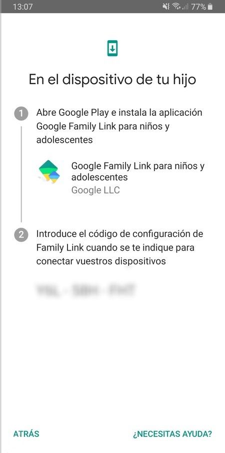     Google Family Link - Paso 4