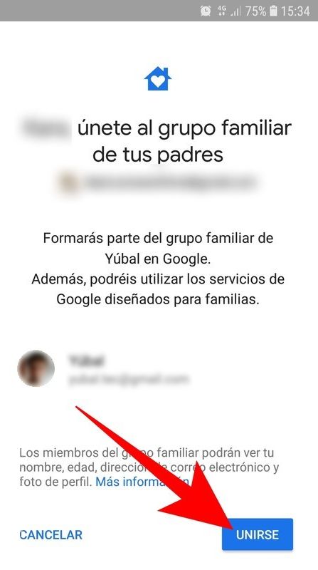       Google Family Link - Paso 6