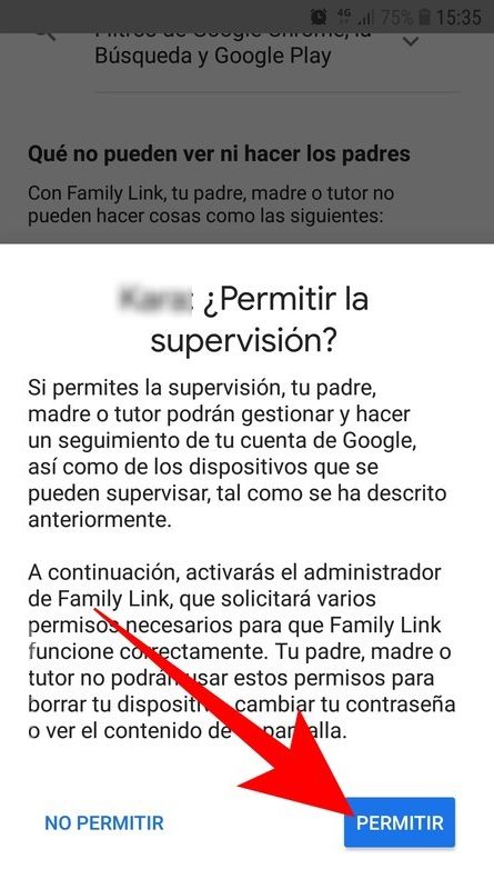 Google Family Link - Paso 8