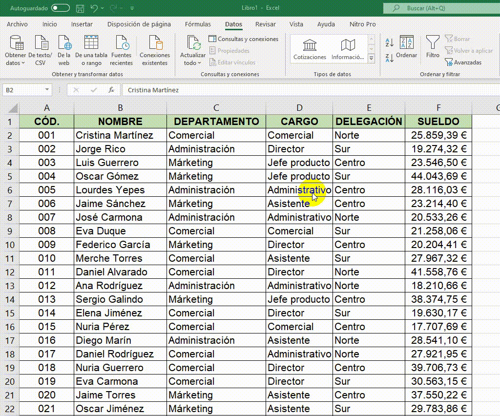 Pasos para filtrar datos en Excel de forma sencilla