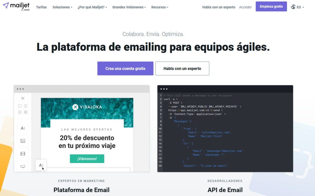 Mailjet como herramienta de email marketing